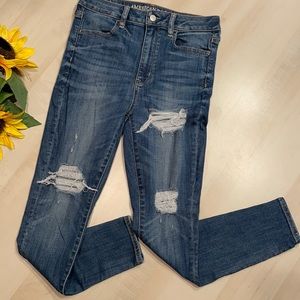 American Eagle SUPER Hi-Rise Jegging Size 8 Short